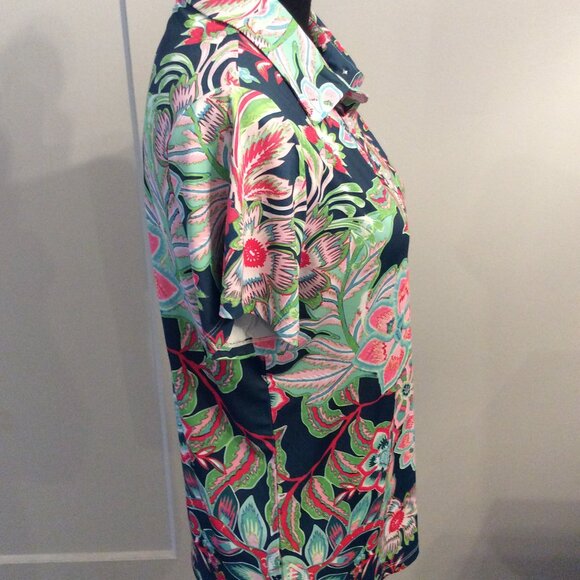 CEGOLFS Women's Polo Floral Small S Golf - Picture 3 of 5